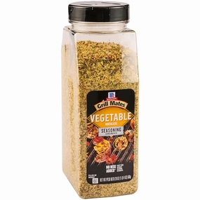 McCormick Grill Mates Vegetable Seasoning, 20 oz - One 20 Ounce Container Vegetable Seasoning Blend With Premium Blend of Spices, Perfect for Kabobs Roasted Vegetables and Pasta