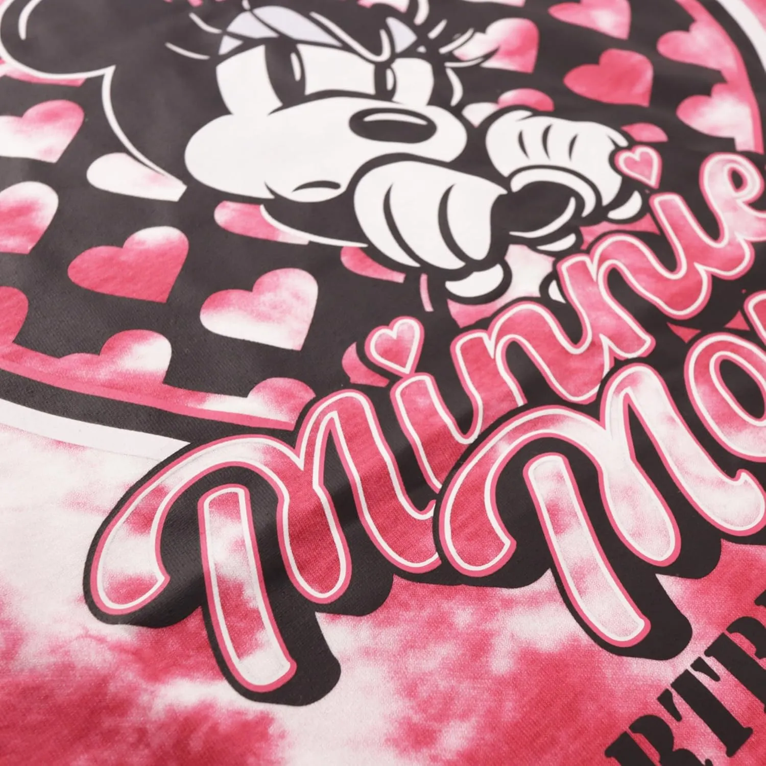 Minnie Mouse Heartbreaker Tour Oversized T-Shirt, Pink Tie Dye, Adult Sizes