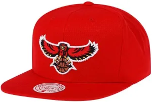 Mitchell & Ness Atlanta Hawks Team Ground Adjustable Snapback Red