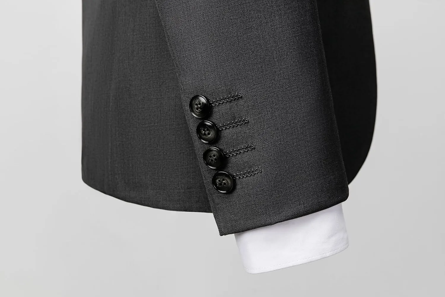 MOGU Men's Slim Fit 2-Piece Tuxedo Suit One-Button Jacket & Pants Set for Wedding, Prom, and Formal Events