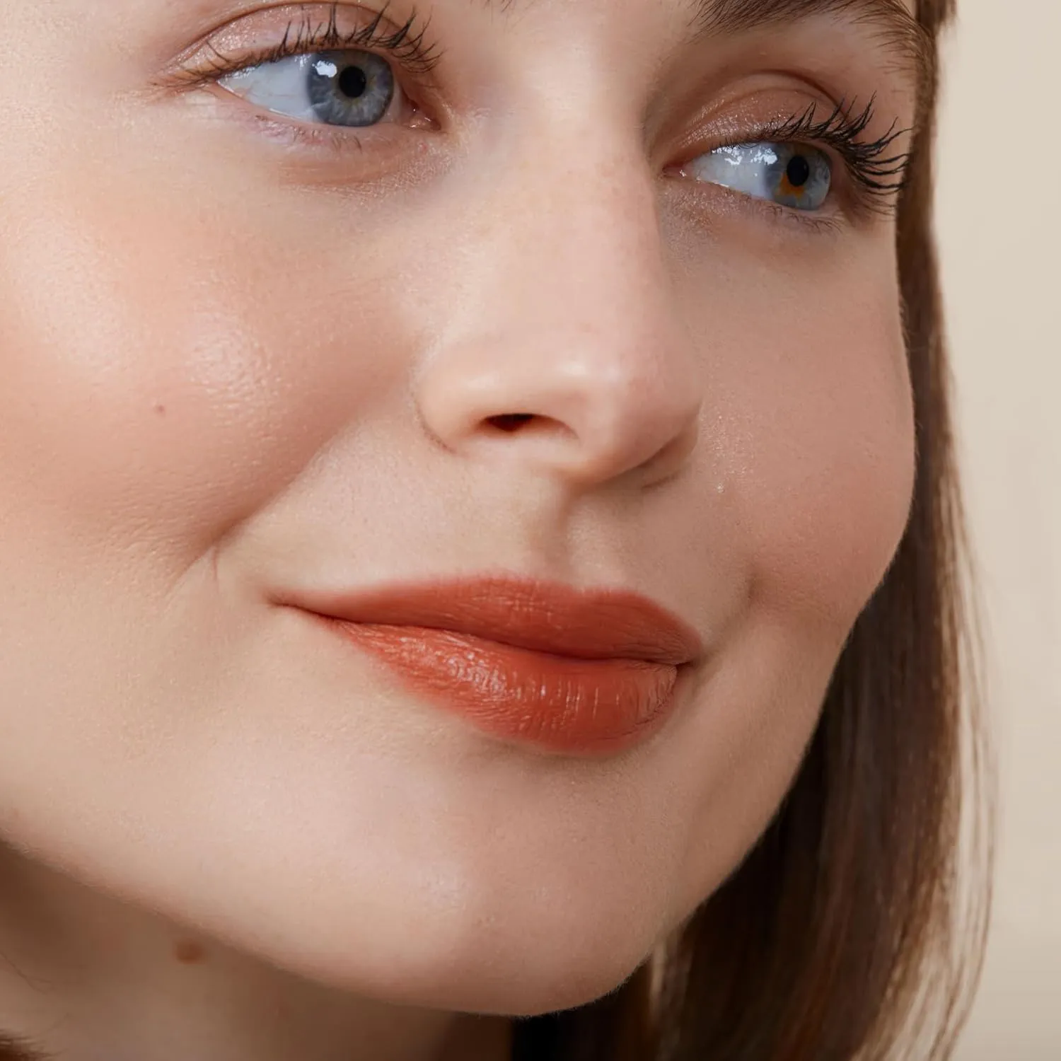 Monika Blunder Beauty Kissen Lush Lipstick Crayon - Magdalena (Brick Red) Clean Beauty, Cruelty-Free, Vegan