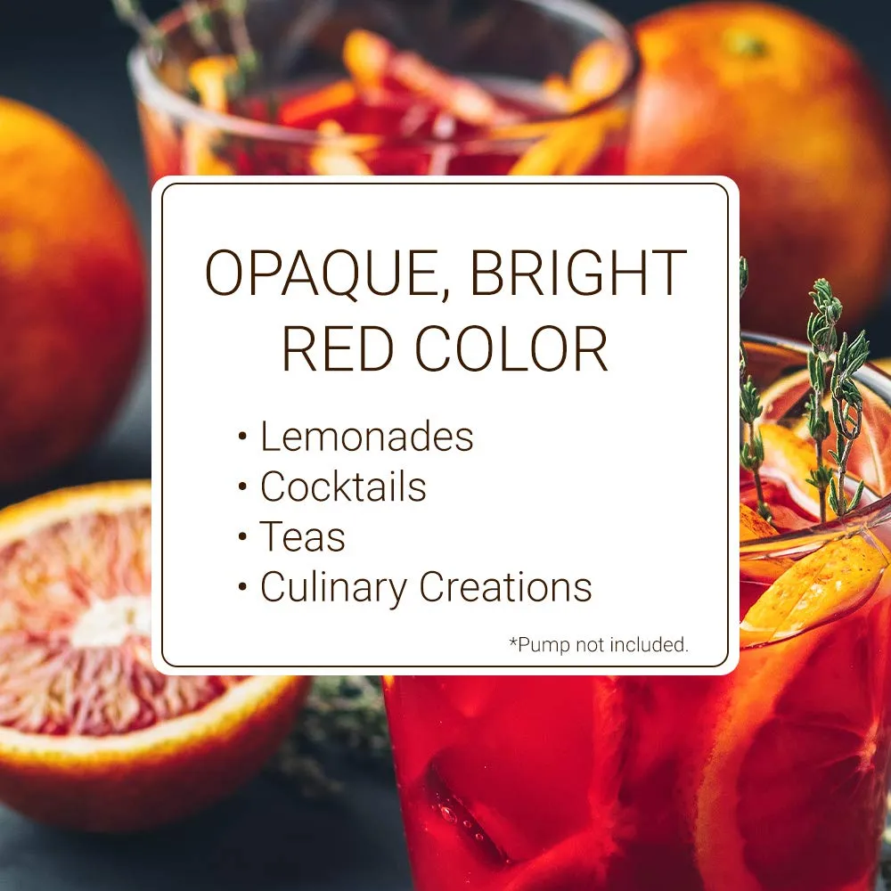 Monin - Blood Orange Syrup, Berry Citrus Flavor, Natural Flavors, Great for Cocktails, Mocktails, and Lemonades, Non-GMO, Gluten-Free (1 Liter)