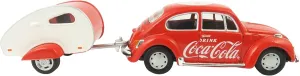 Motor City Classics 1967 VW Beetle Car with Teardrop Trailer