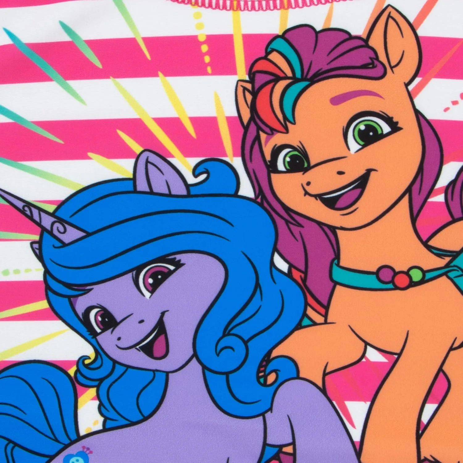My Little Pony Girls Tankini Swimsuit | 2 Piece Bathing Suit | Girls Swim Set | Girls Swimwear