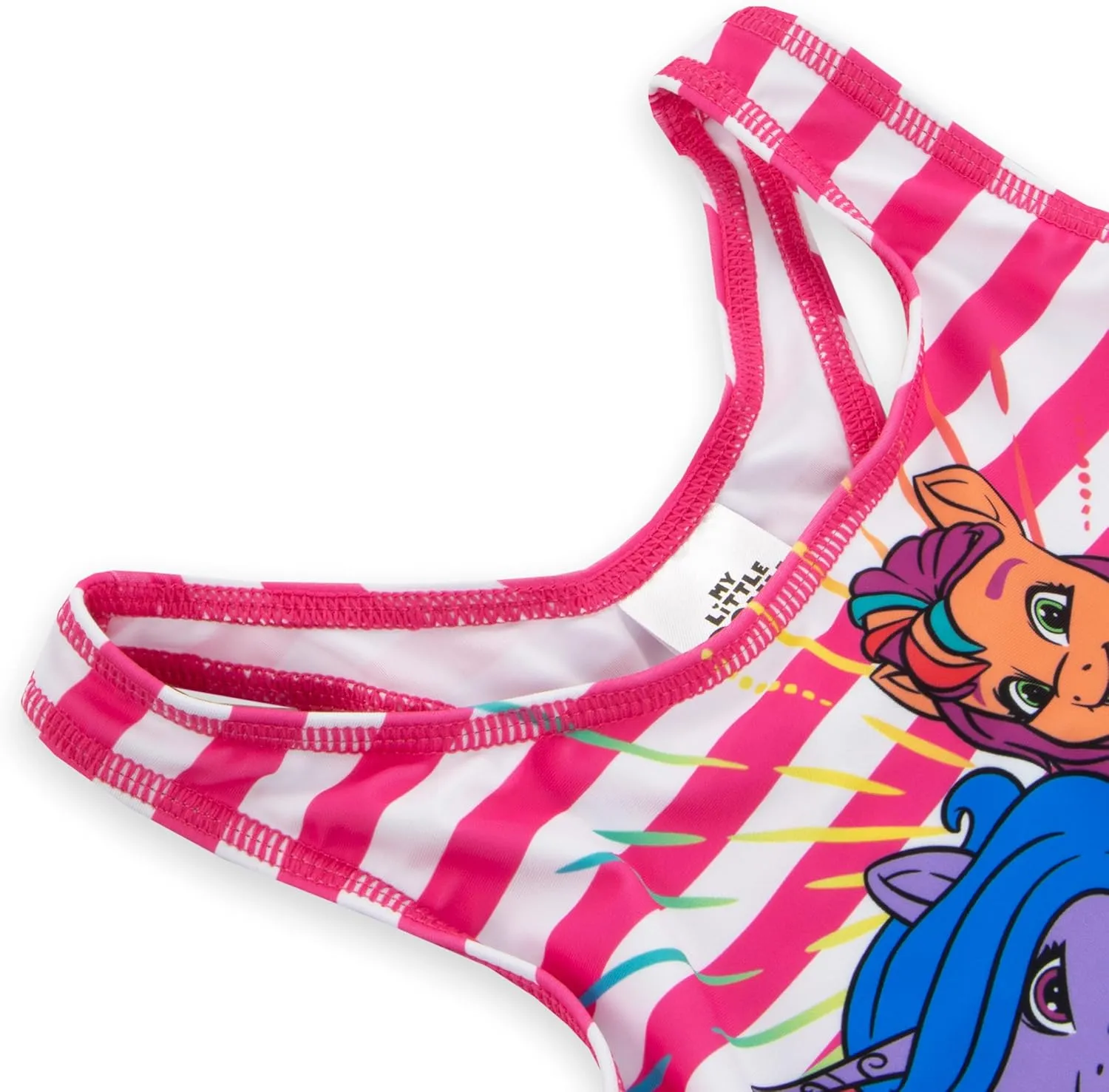 My Little Pony Girls Tankini Swimsuit | 2 Piece Bathing Suit | Girls Swim Set | Girls Swimwear
