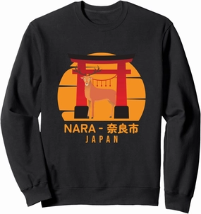 Nara Japan Deer Japanese Deers Sweatshirt