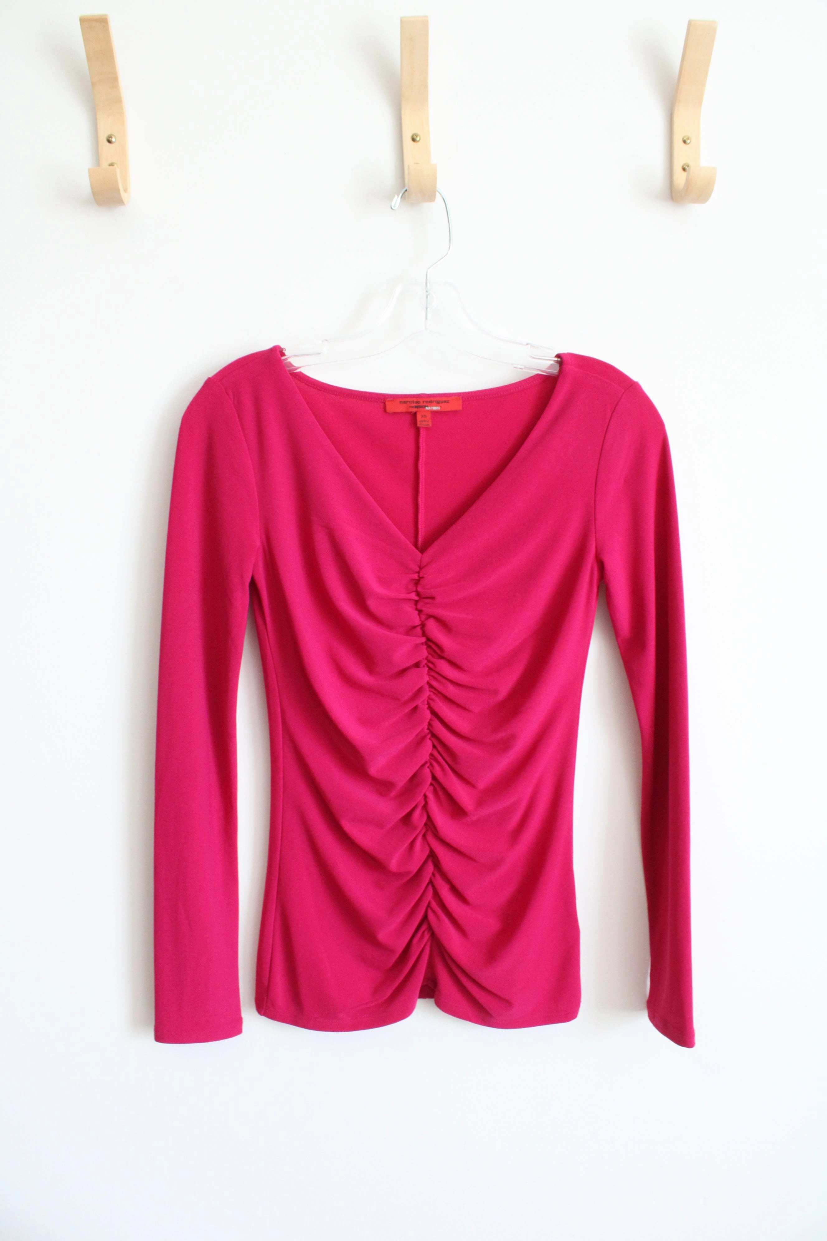 Narciso Rodriguez Pink Gathered Top | XS