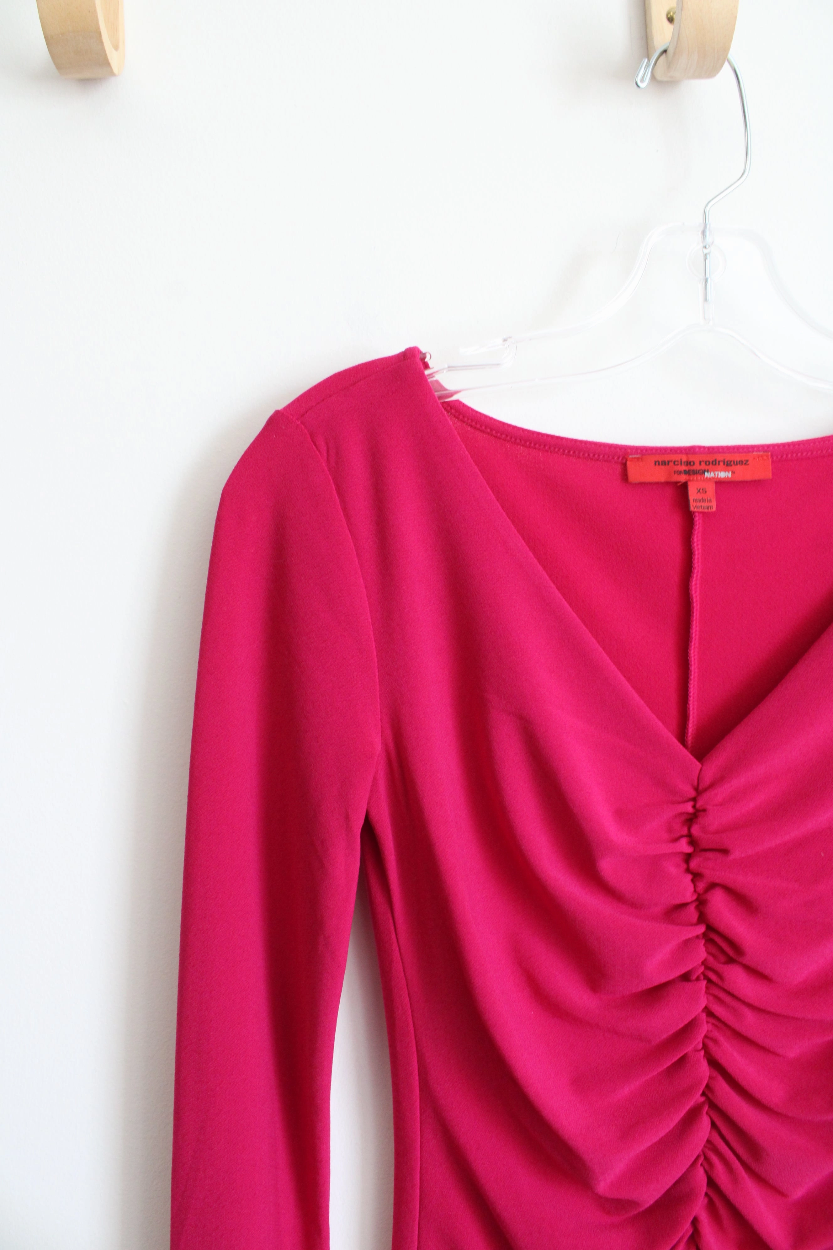 Narciso Rodriguez Pink Gathered Top | XS