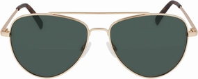NAUTICA Men's N101SP Polarized Pilot Sunglasses, Matte Gold, One Size
