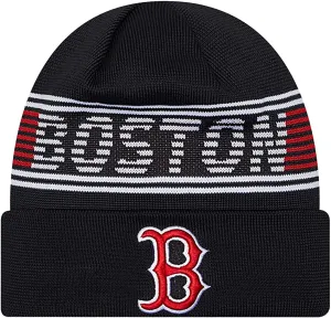 New Era Unisex-Adult MLB Authentic Collection Primary Logo Wordmark Cuffed Beanie Cold Weather Knit Hat