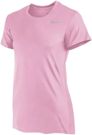 Nike Legend Women's Short Sleeve Shirt, Pink, X-Large
