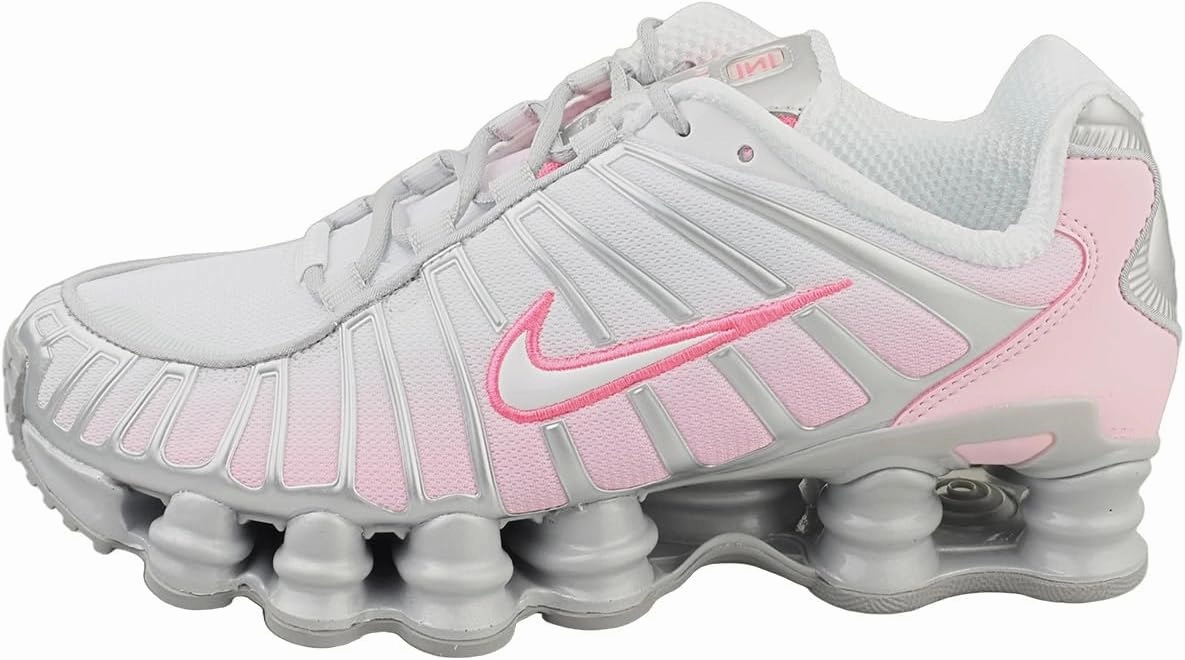 Nike Shox TL Women's Shoes (HV2520-001, etallic Platinum/Pink Foam/White/Pinksicle)