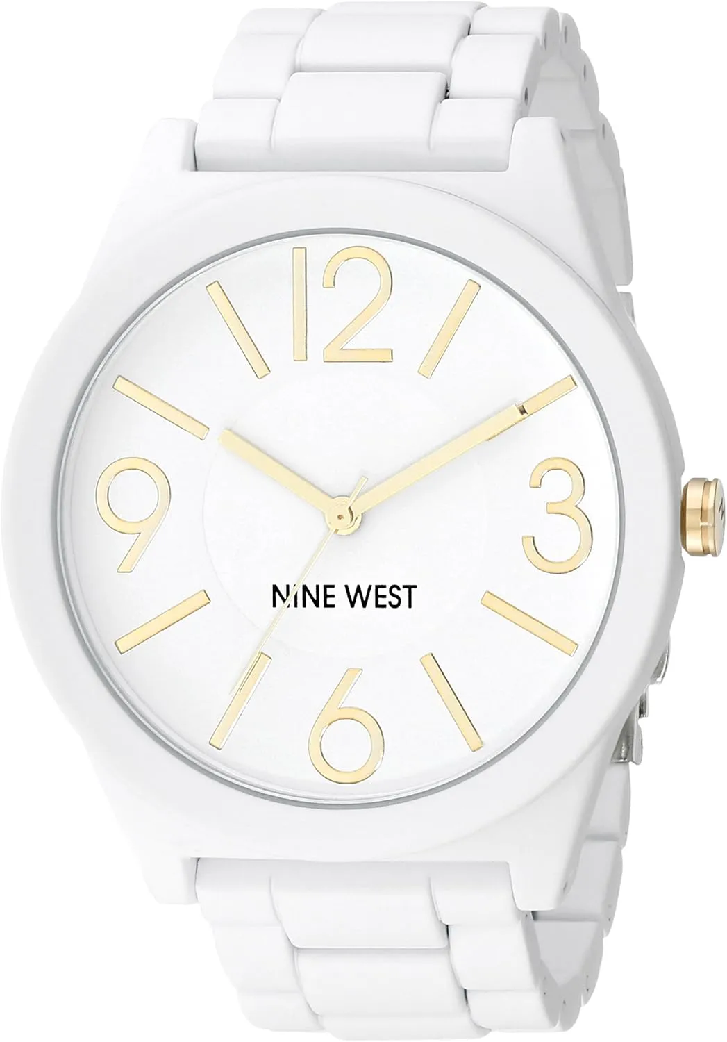 Nine West Women's Rubberized Bracelet Watch, NW/1678