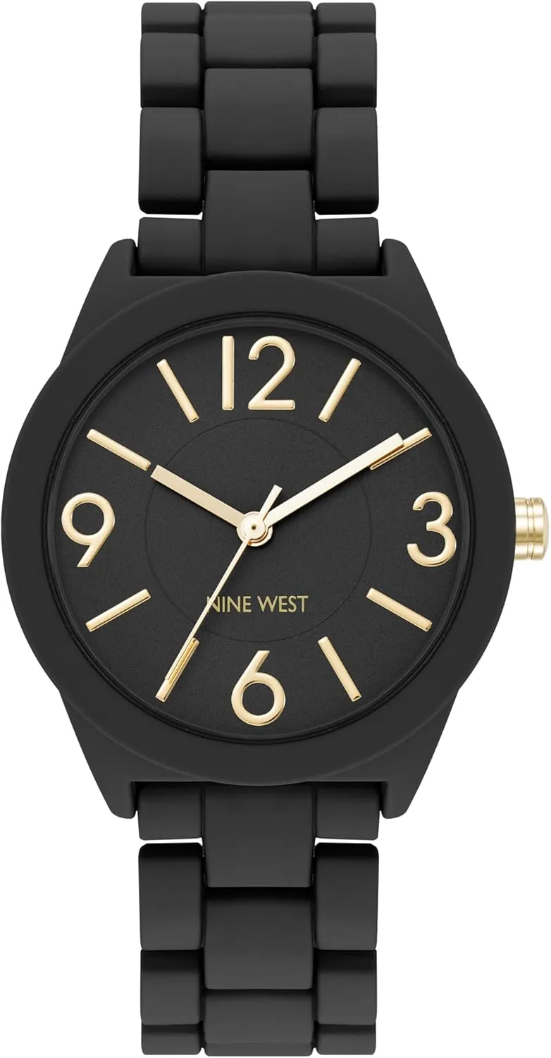 Nine West Women's Rubberized Bracelet Watch, NW/3092