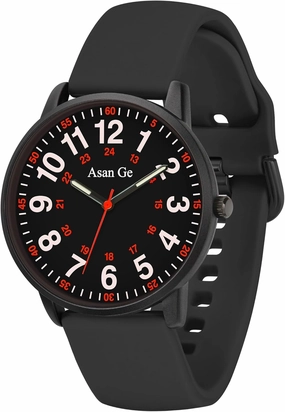 Nurse Watch for Nurse Medical Professionals Students Doctors Women Men Waterproof Watch 24 Hour Military Time Luminouse Easy to Read Dial with Second Hand