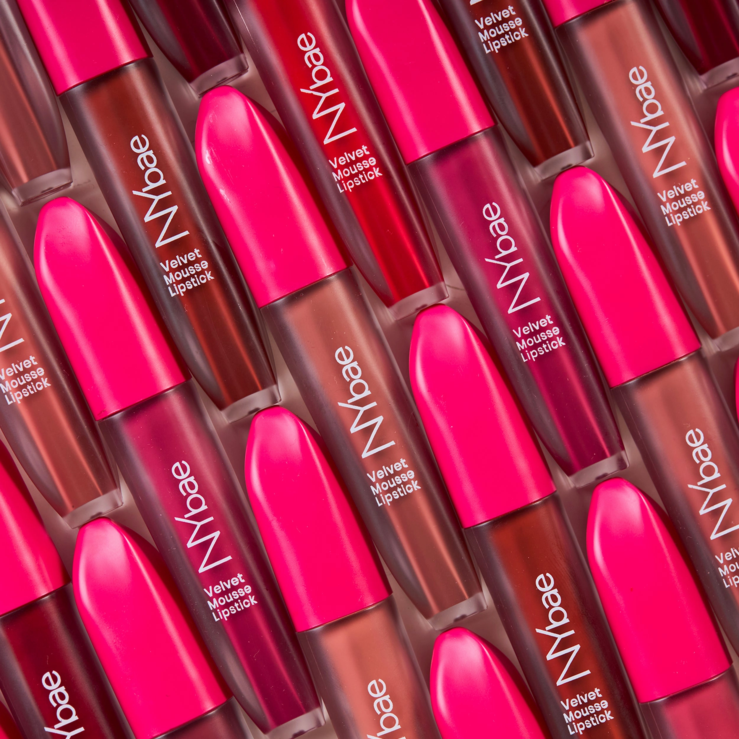 NY Bae Velvet Mousse Liquid Lipstick - Spicy Rust 06 (6.5ml) | Velvet Matte Finish | Transferproof | Smudgeproof | Ultra Light | Smooth | Moisturising Brown Lipstick