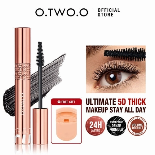 O.two.o Mascara Waterproof Lengthens Eyelashes Extension Black