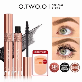 O.two.o Mascara Waterproof Lengthens Eyelashes Extension Black