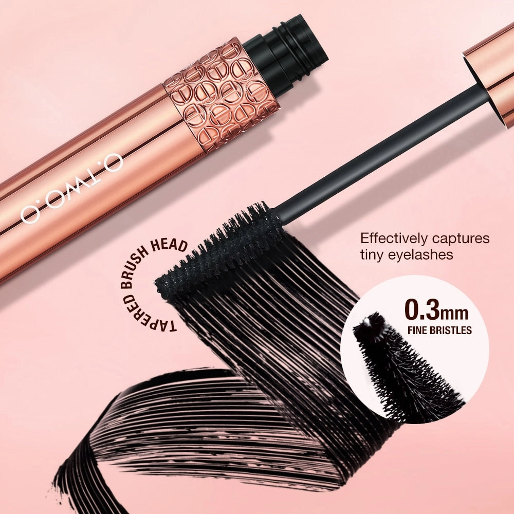 O.two.o Mascara Waterproof Lengthens Eyelashes Extension Black