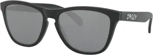 Oakley Frogskins Sunglasses Matte Black with Prizm Black Polarized Lens   Sticker