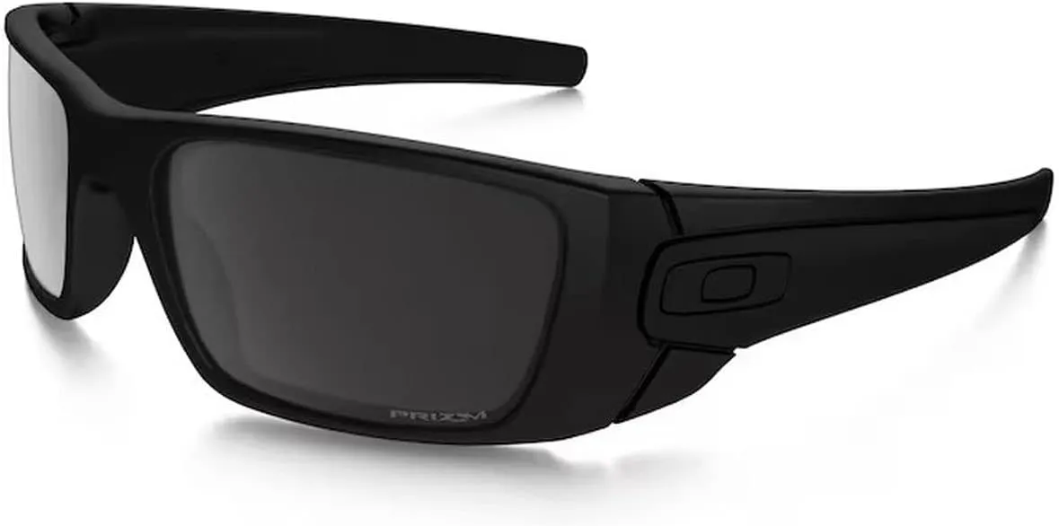 Oakley Fuel Cell Sunglasses Standard Issue Matte Black with Prizm Black Polarized Lens