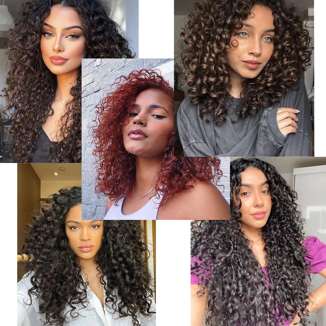 Ocean Wave Crochet Hair 10 Inch 8 packs Deep Wave Crochet Hair Synthetic Curly Crochet Braiding Hair for Black Women (10 Inch, 8 packs, 1B/27#)