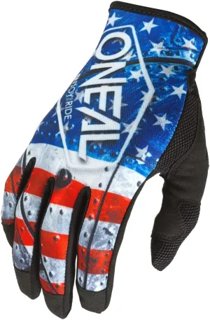 O'NEAL Mayhem USA Glove, Red/White/Blue 11