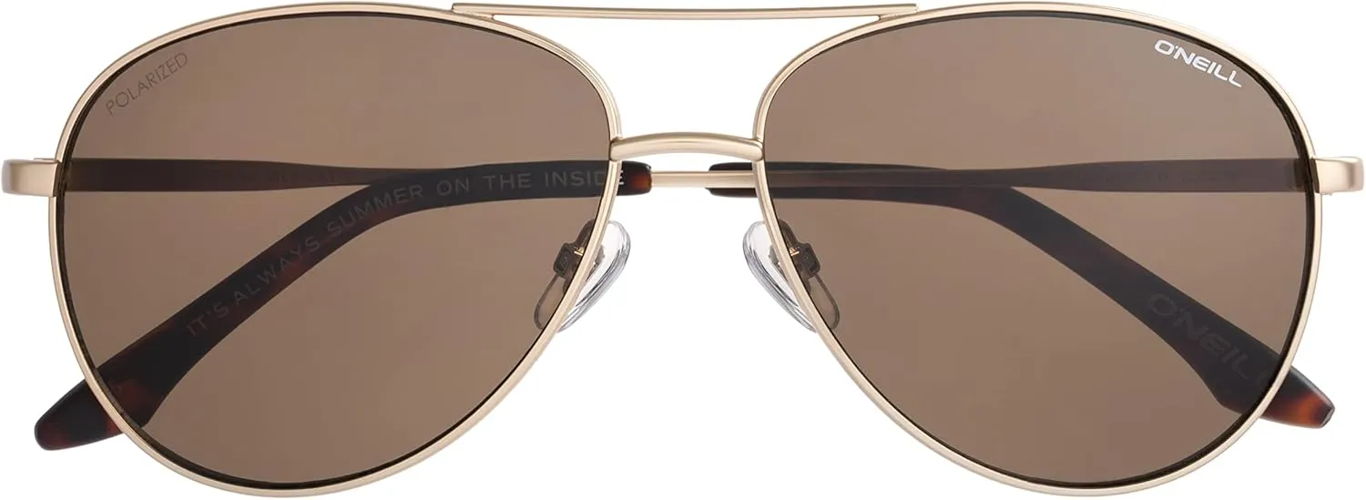 O'NEILL POHNPEI 2.0 Polarized Aviator Sunglasses for Men, Women, 59 mm, UV400 Protection