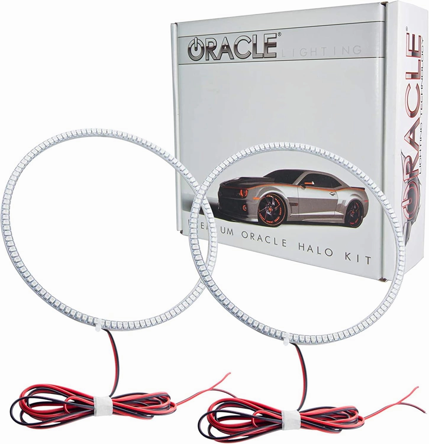 ORACLE Lighting LED Fog Halo Kit | '05 – '09 Ford Mustang GT, 1 Pair (Red), Part # 1160-003