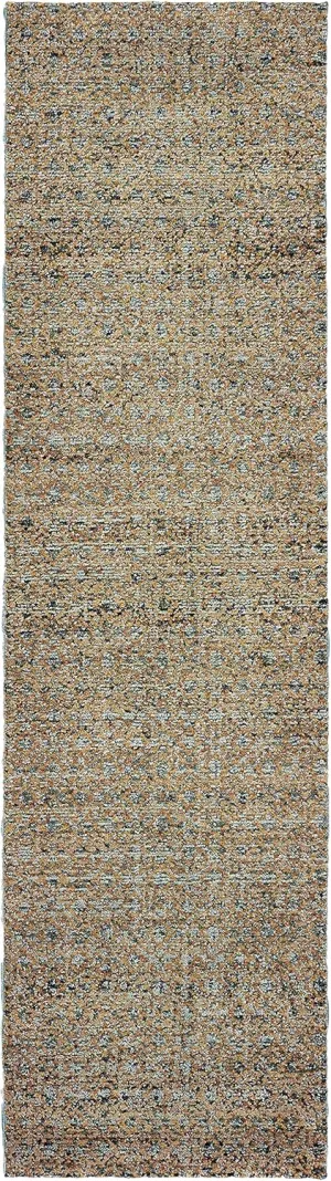 Oriental Weavers Atlas Area Rug, 2' x 8', Blue/Gold