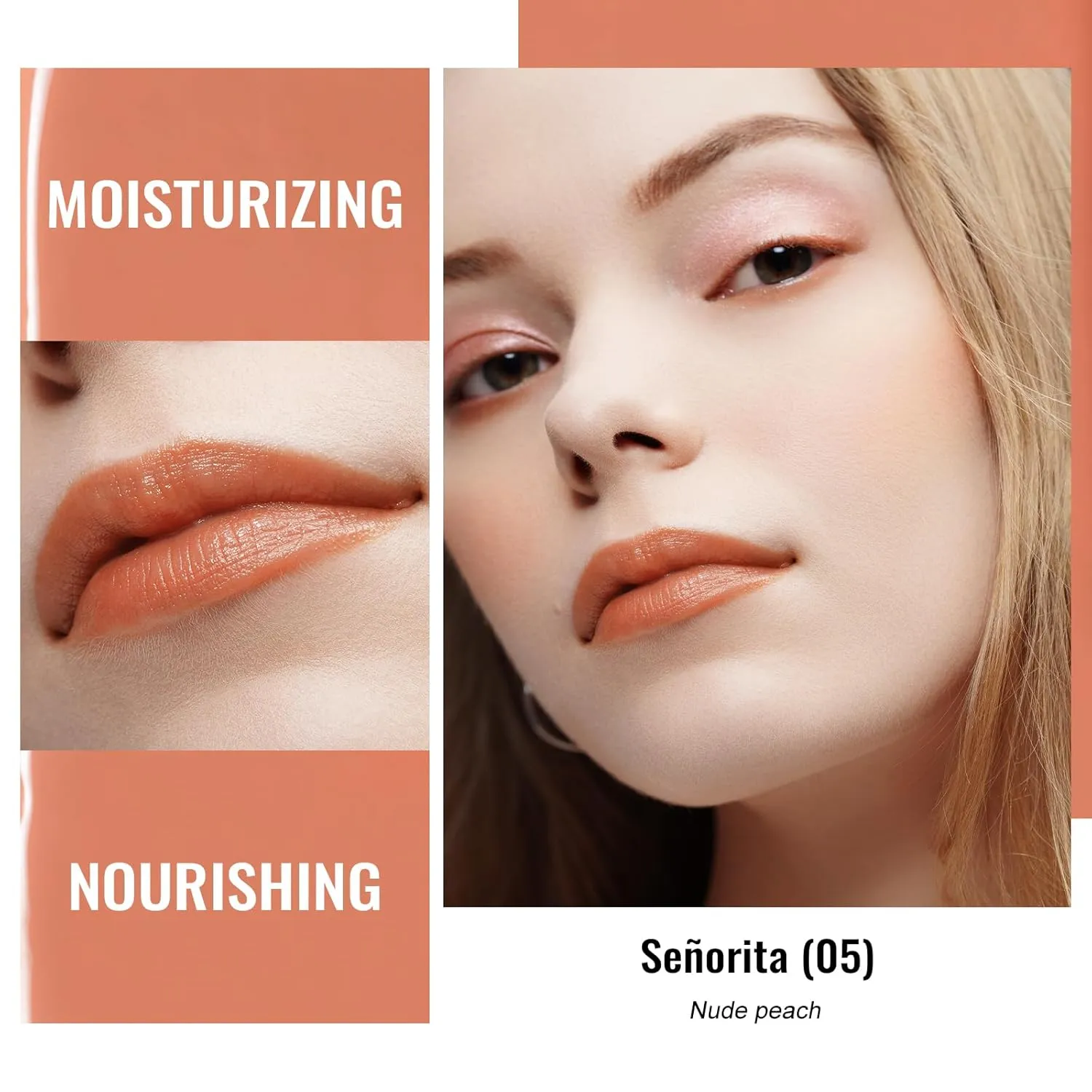 Oulac Moisture Shine Lipsticks Set - Red Orange Purple 3Pcs | Ultra Hydrating Juicy & Glossy, Soild Lip Gloss, Lightweight Smooth, Natural Look Best for Dry, Cracked and Chapped Lips, Vegan (05 06 07)