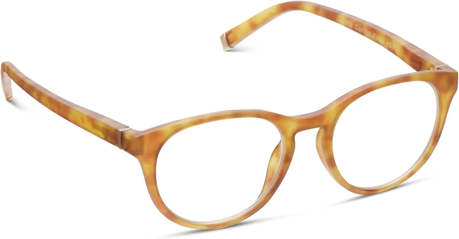 Peepers by PeeperSpecs Canyon Round Blue Light Blocking Reading Glasses