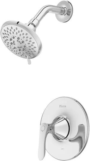 Pfister Weller Shower Only Trim Kit, Valve Not Included, 1-Handle, 2-Hole Install, Polished Chrome Finish, LG897WRC