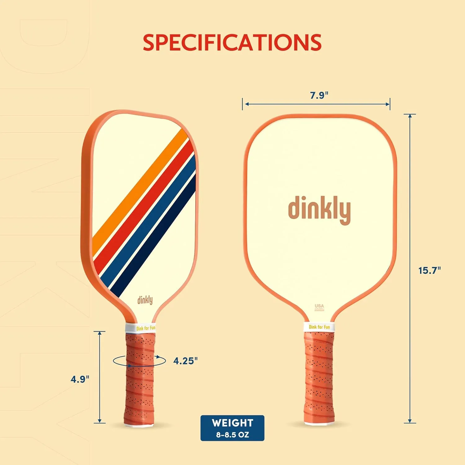 Pickleball Paddles Set of 2/4- USAPA Approved Graphite/Fiberglass Pickleball Racket, 2 Pickleball Rackets, 4 Balls and 1 Portable Carry Bag, Aesthetic Pickle Ball Set for Men Women Beginners