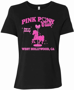 Pink Pony Club West Hollywood California | Chappell Fan Lyrics Music Concert Tour Merch Pop Culture Womens Premium T-Shirt