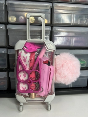 Pink/White Playboy Bunny