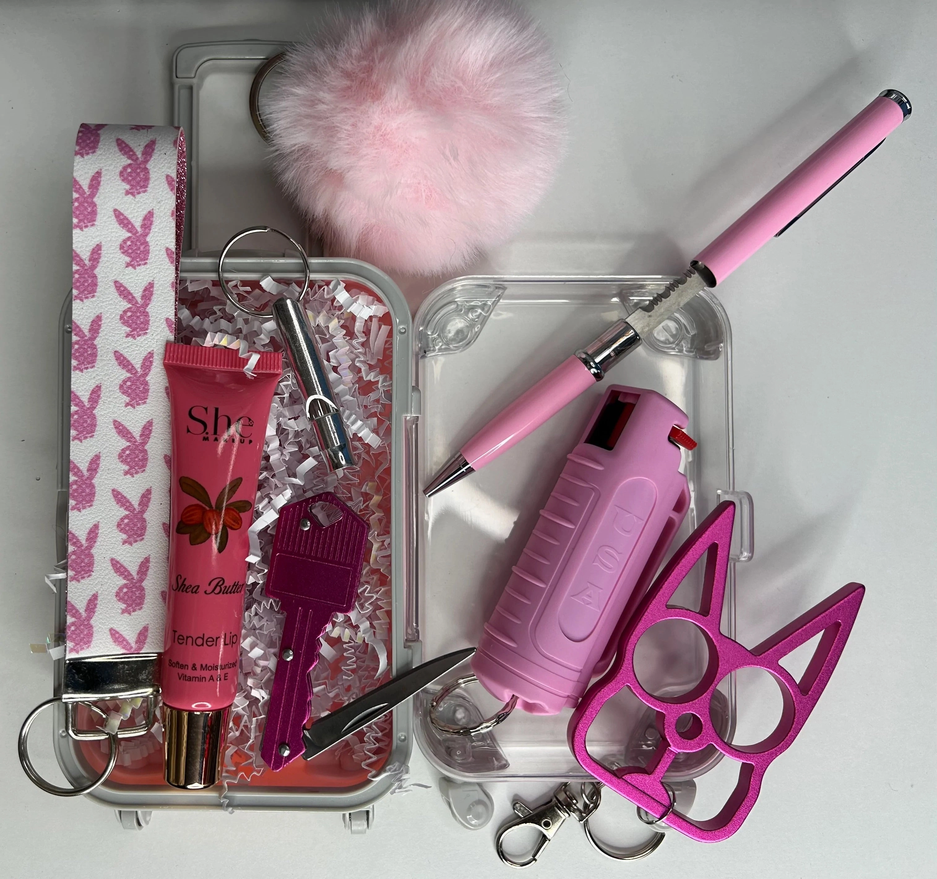Pink/White Playboy Bunny