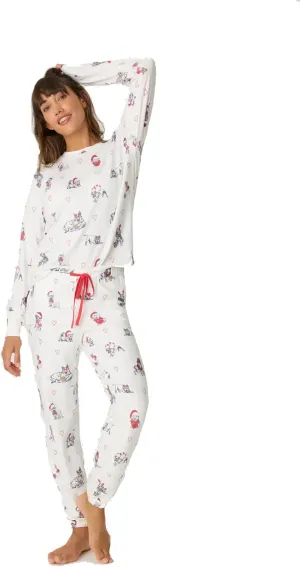 PJ Salvage Women's Candycane Lane Pj Set