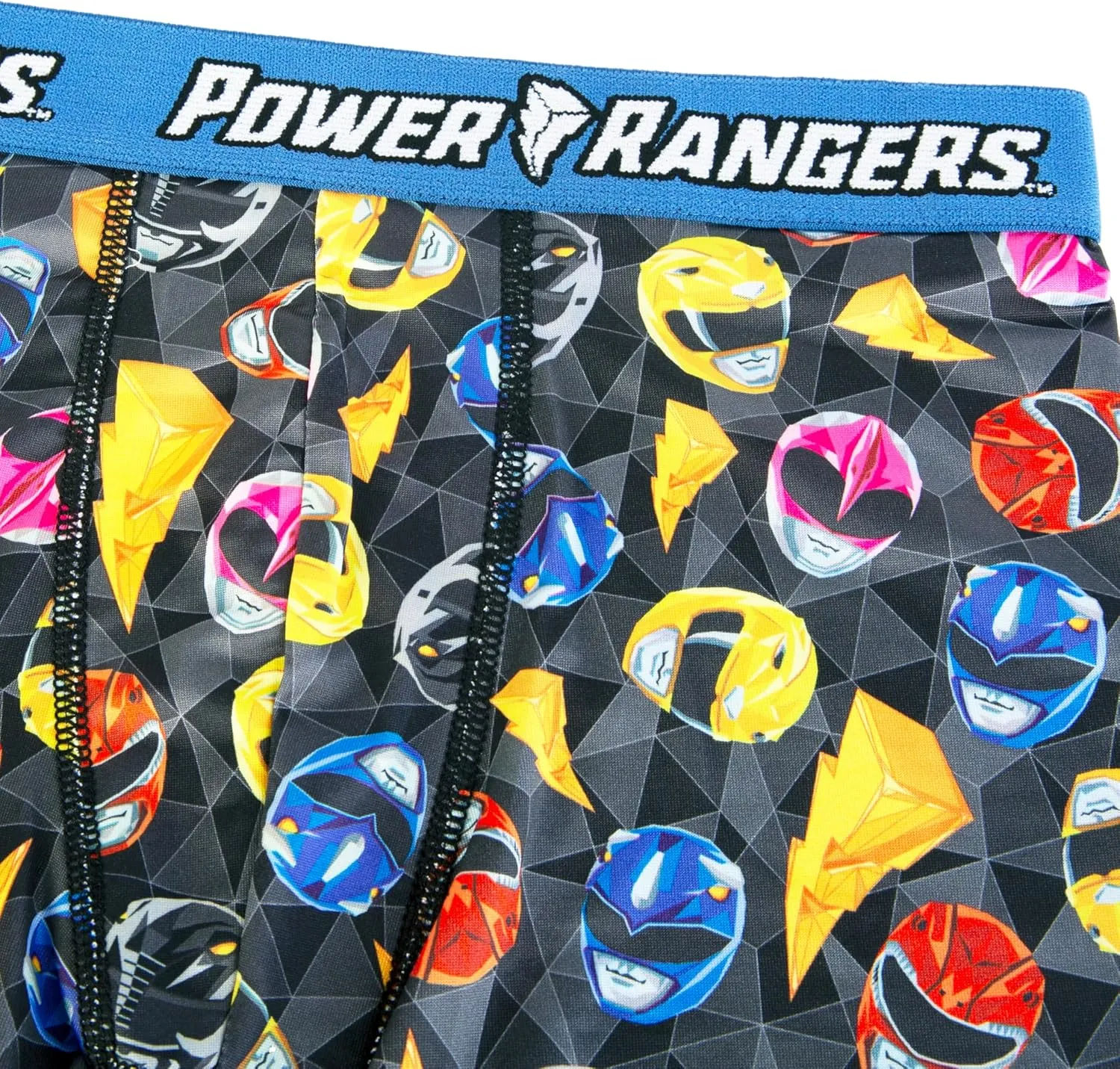 Power Rangers Boys' Amazon Exclusive 100% Cotton 5 Brief and 7-pk Athletic Boxerbrief in Sizes 2
