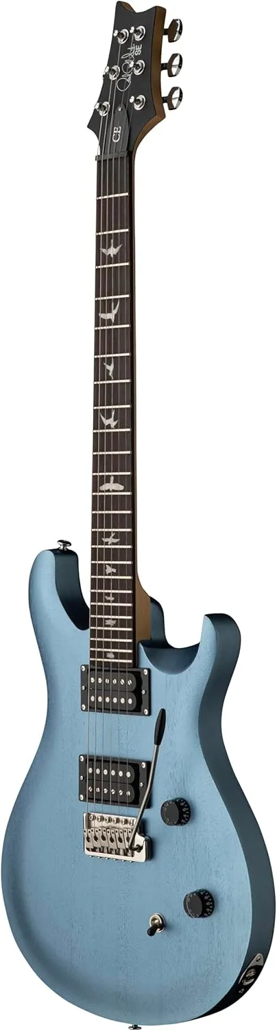 PRS SE CE24 Standard Satin, Ice Blue Metallic with Bag