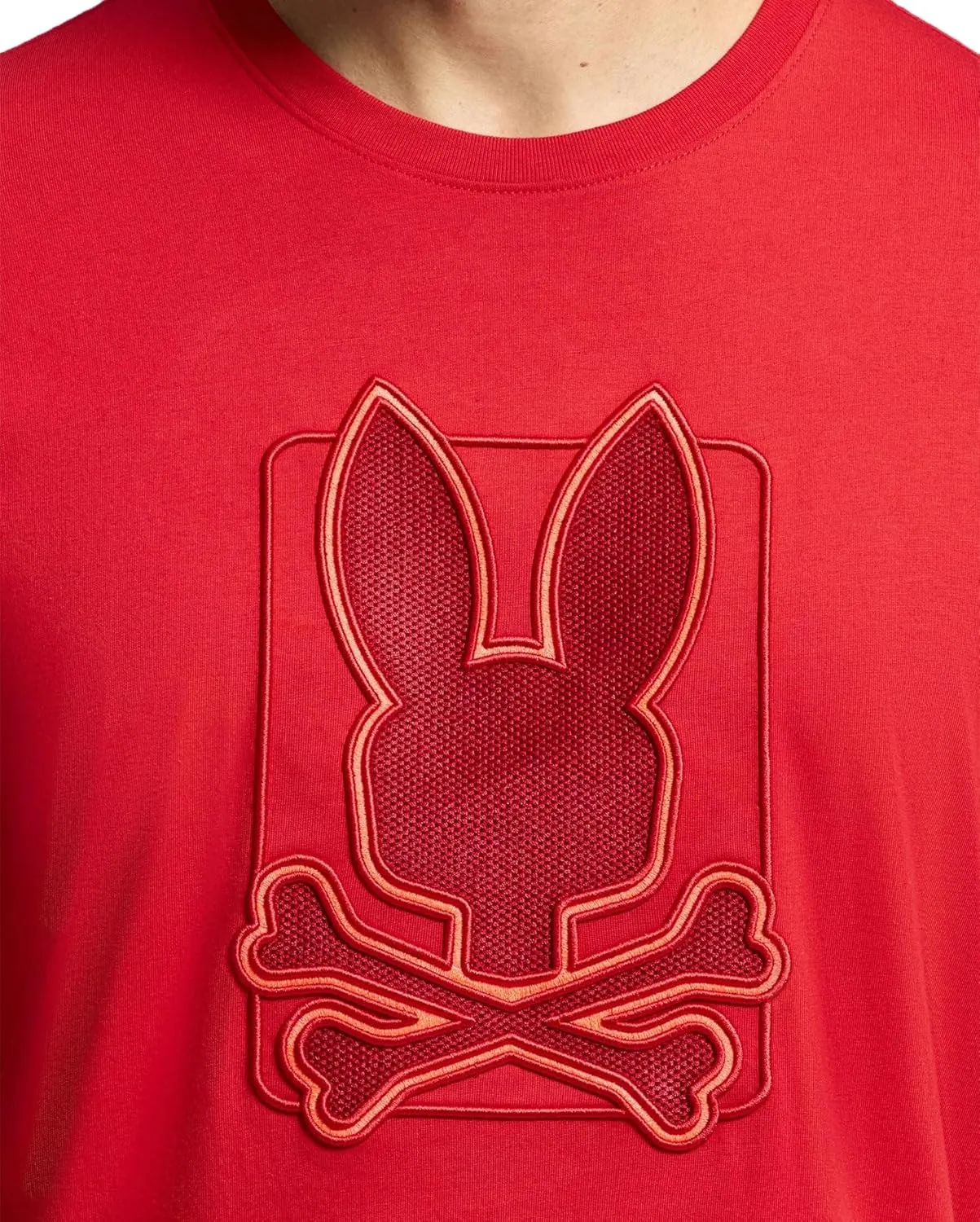 Psycho Bunny Men's Black Graphic Tee, XXXL