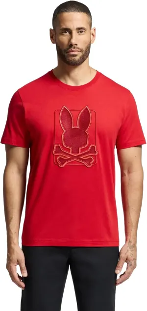 Psycho Bunny Men's Black Graphic Tee, XXXL