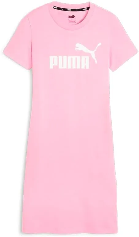 PUMA Womens Essential Slim Crew Neck Dress Shirt Casual Casual - Pink - Size S