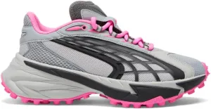 PUMA - Womens Spirex Sporty Shoes, Color Cool Mid Gray/Cool Dark Gray/Poison Pink, Size: 8.5 M US