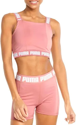 PUMA Womens Strong Scoop Neck Athletic Tank Training Casual Moisture Wicking - Pink - Size XS
