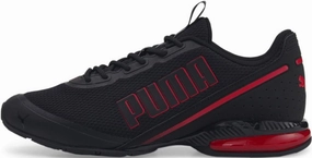 Puma - Mens Cell Divide Shoes, Size: 7 M US, Color: Puma Black/High Risk Red