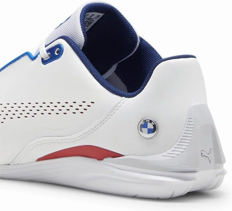 PUMA Men's BMW Motorsport Drift Cat Decima Shoes, Black-Pop Red-White, 9