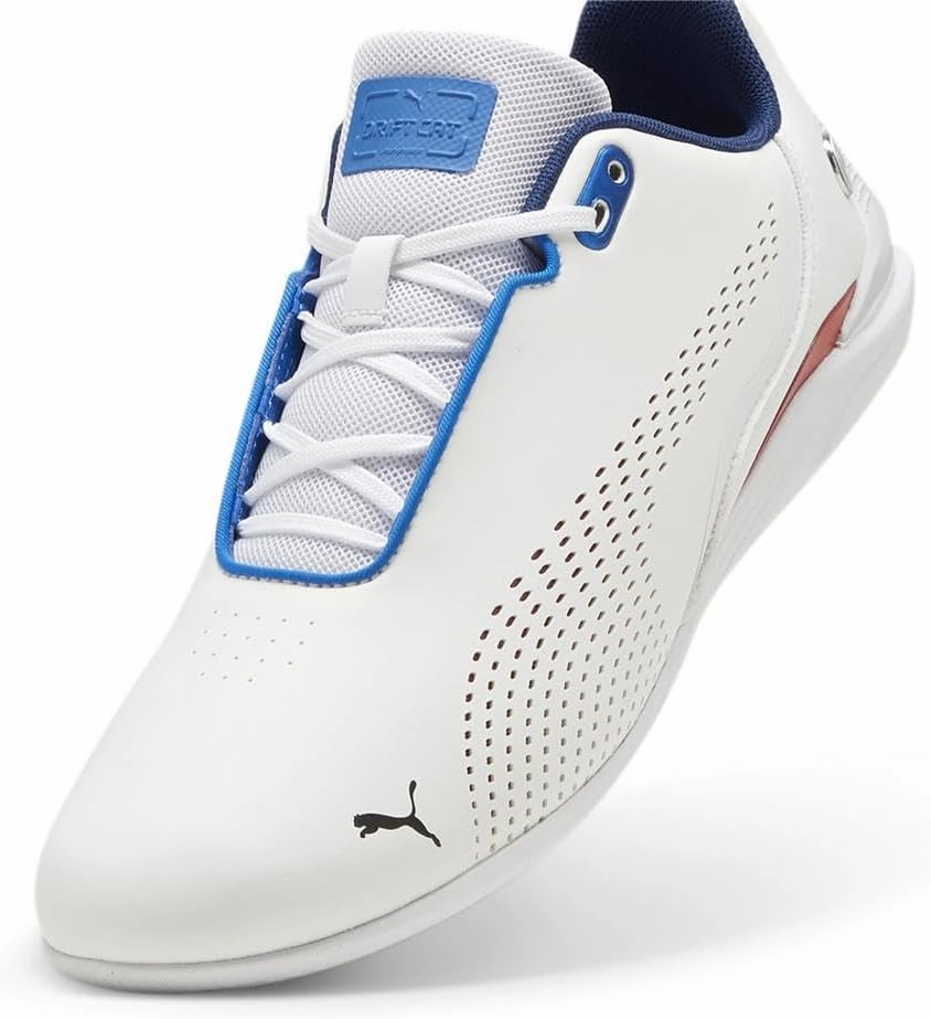 PUMA Men's BMW Motorsport Drift Cat Decima Shoes, Black-Pop Red-White, 9