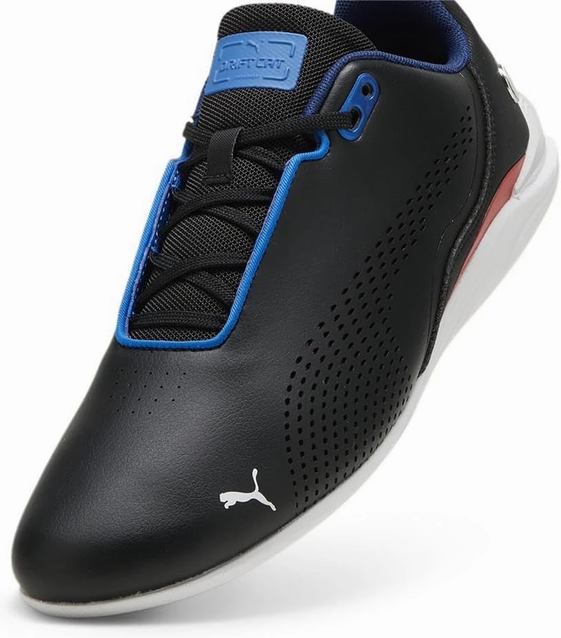 PUMA Men's BMW Motorsport Drift Cat Decima Shoes, Black-Pop Red-White, 9
