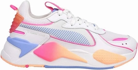 PUMA Womens Rs-X Pop Lace Up Sneakers Shoes Casual - Orange, Pink, Purple, White - Size 7.5 M